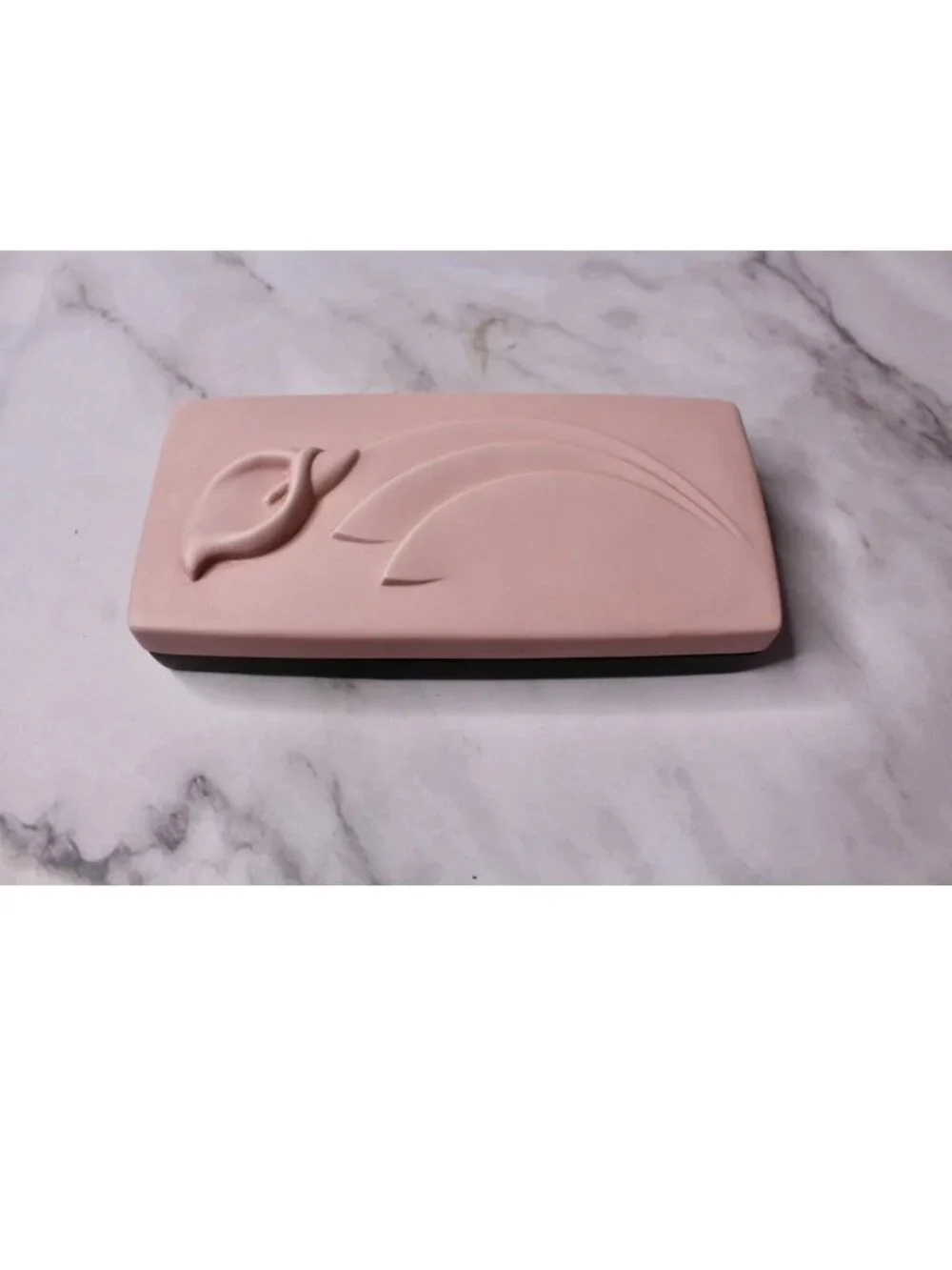 Vintage Special Gifts by Crowning Touch Pink & Black Art Deco Style Trinket Dish